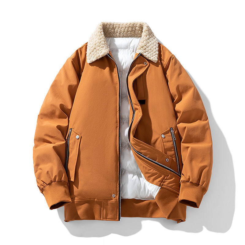 Hooded Thickened Thermal Men's Coat