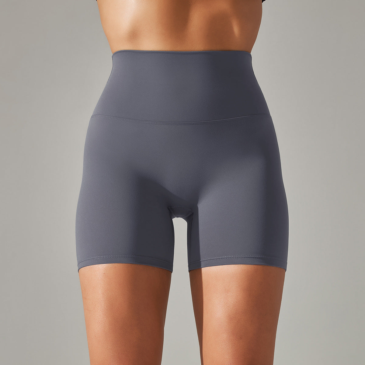High Waist Peach Hip Tight Belly Trimming Sports Short Shorts