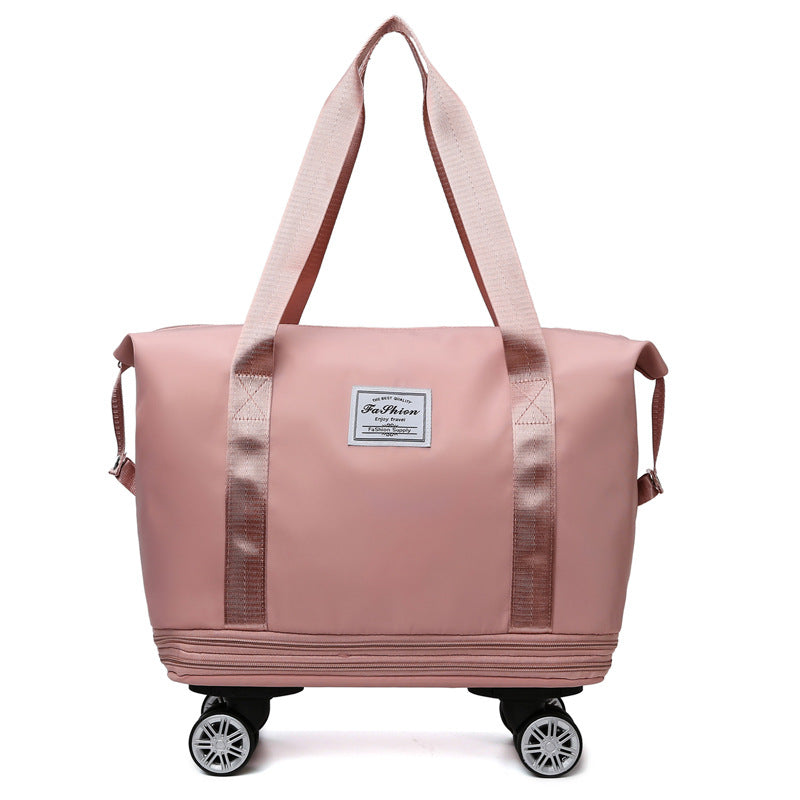 Universal Wheel Expandable Luggage Oversized Capacity Travel Bag