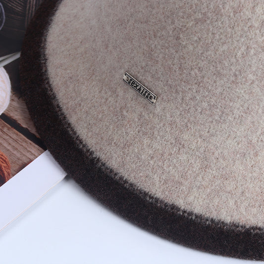 Two Color And Versatile Knitting And Splicing Wool Cloth