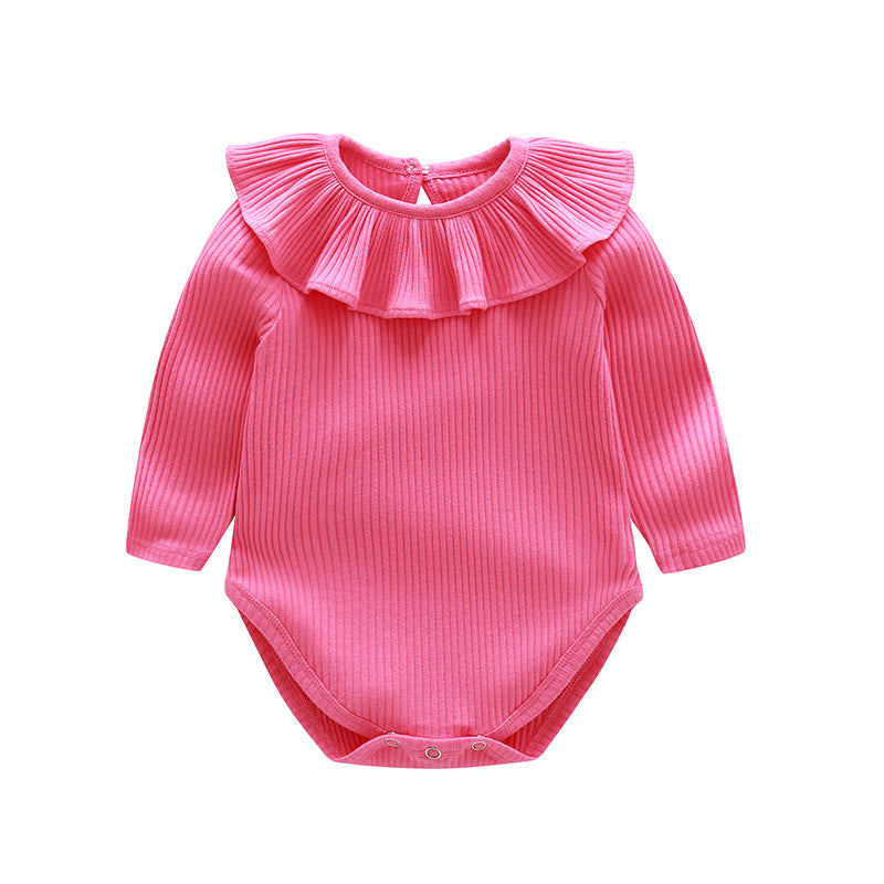 Pure Cotton Pit Strip Jumpsuit Super Cute Newborn