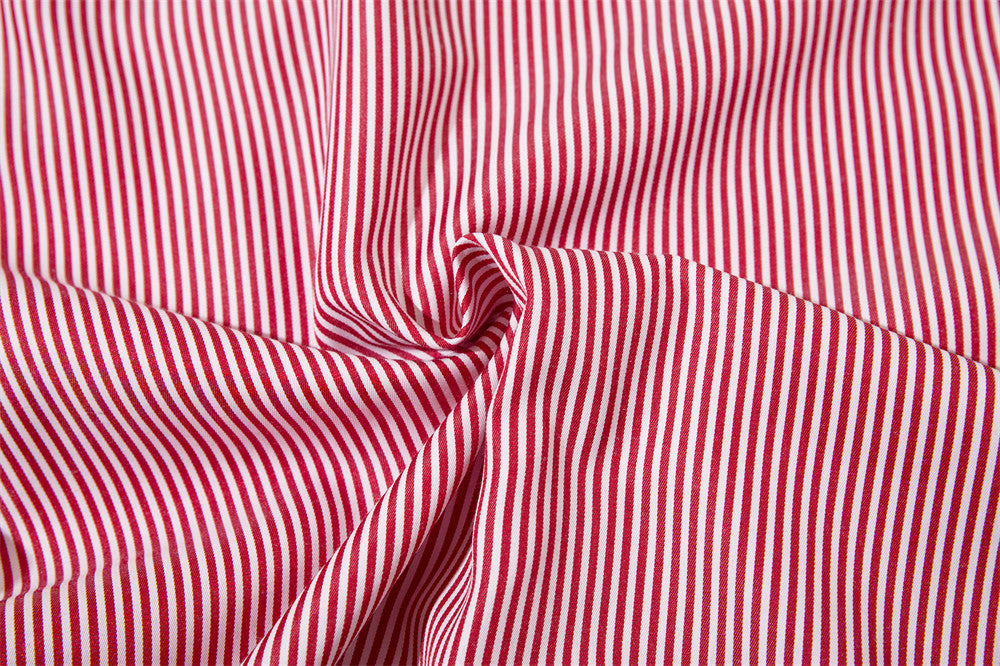 Vertical Striped Long-sleeved Shirt Men's Autumn Loose American Style