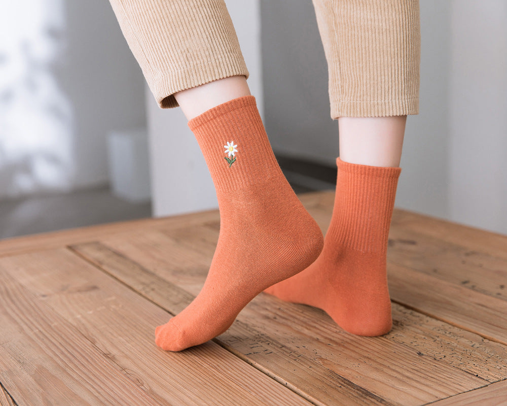 Thin Korean College Style Japanese Cute Female Socks In Summer