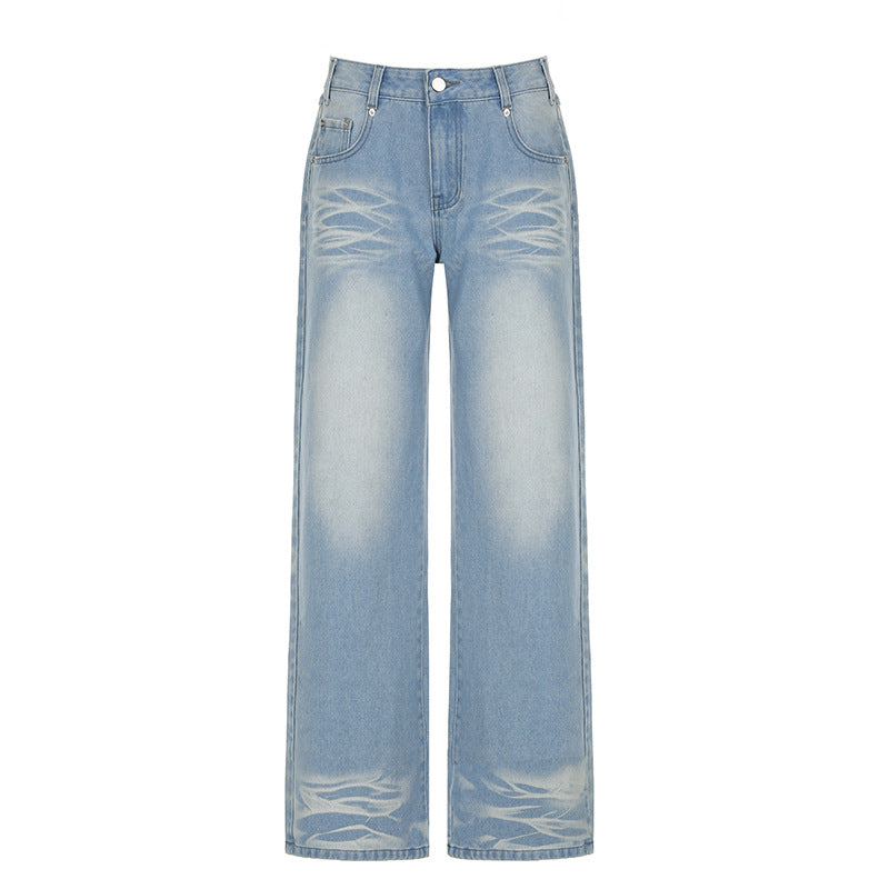 Rå High-rise Straight-leg Jeans