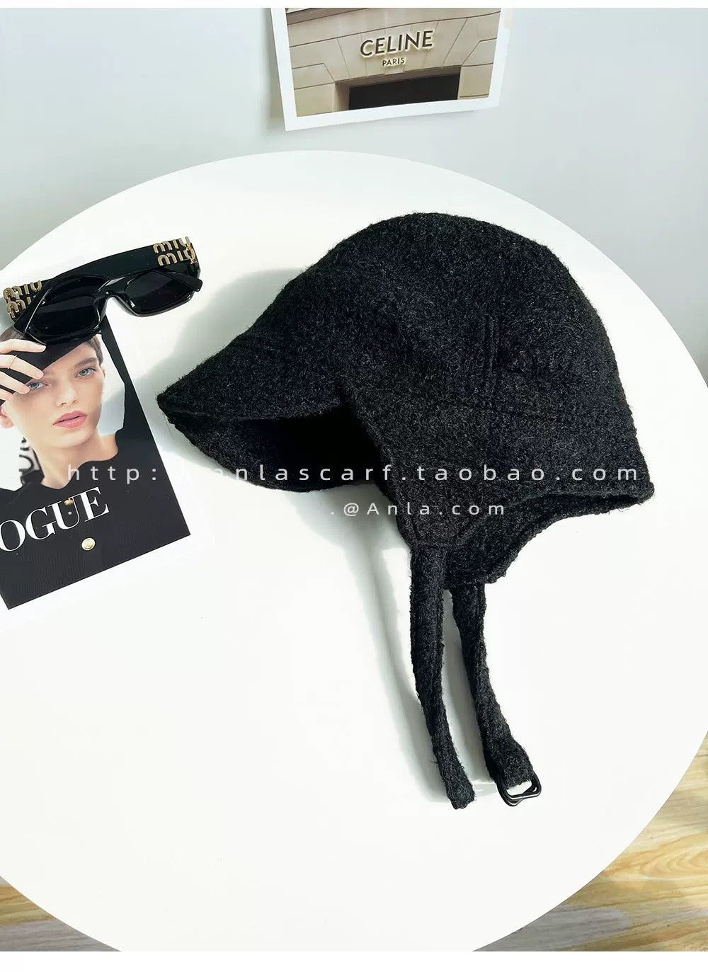 Unisex Versatile Wool Outdoor Flying Cap
