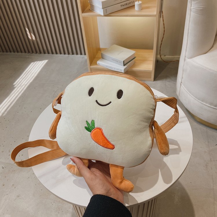 Funny And Cute Plush Messenger Bag