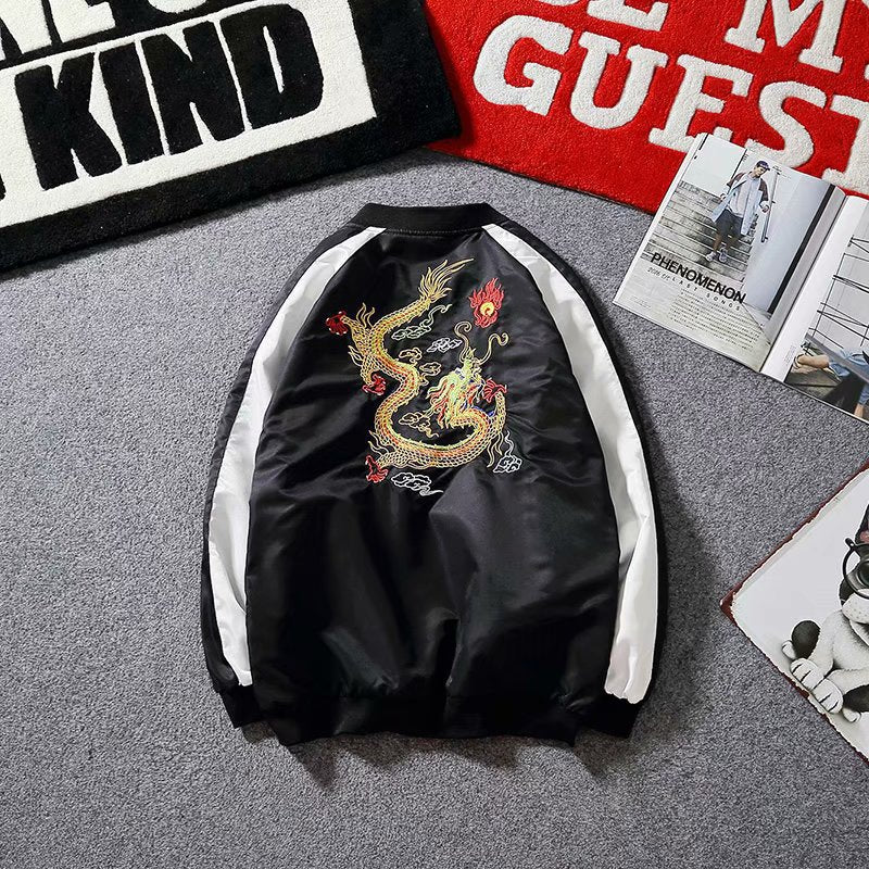 Trendy Harajuku Wild BF Embroidered Jacket