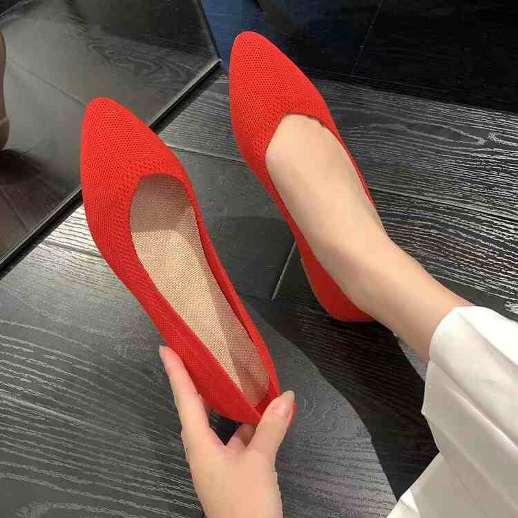 Women's Doug Shoes Pointed Toe Shallow Mouth Soft Bottom