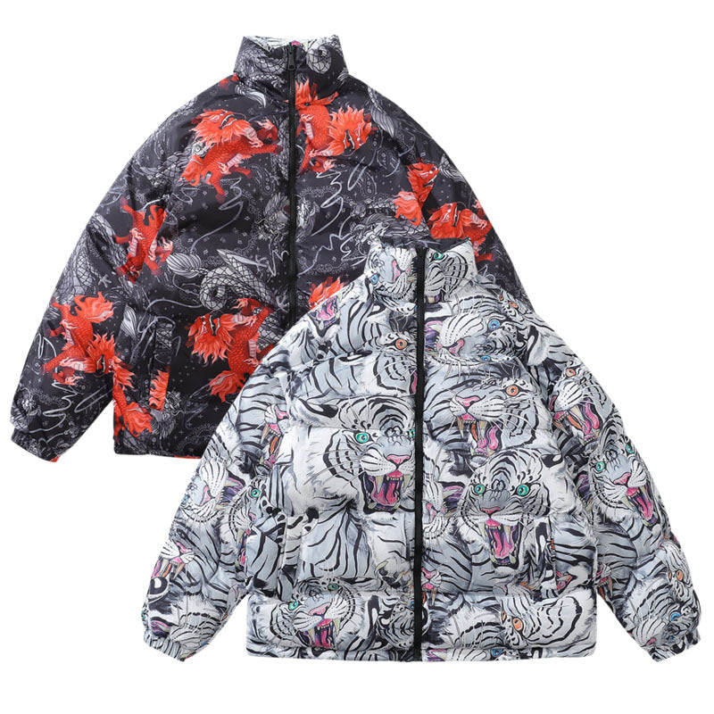 Men's Retro Thickened Bread Coat Cotton Coat