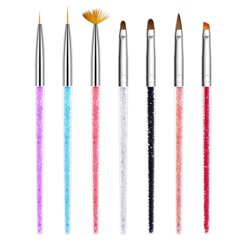 Phototherapy Pen Of Crystal Silica Gel Dot Drill Painted Brush