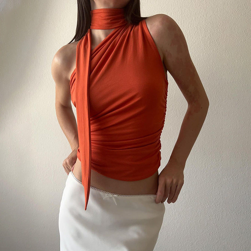 European And American Street Fashion Slim Short Casual Undershirt
