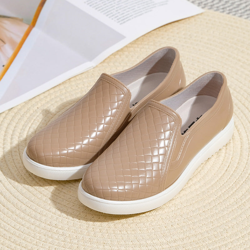 Low-cut Rain Shoes Women's Rain Boots Fashionable