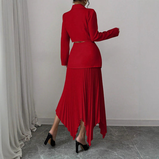 Stylish And Sophisticated Womens Suit Skirt Set
