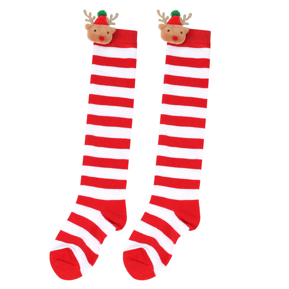 Children Christmas Stockings David's Deer Doll Medium And Large Children