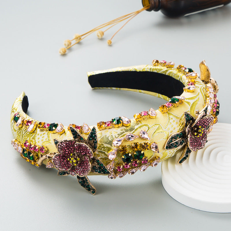 Baroque Color Crystal Style Headband