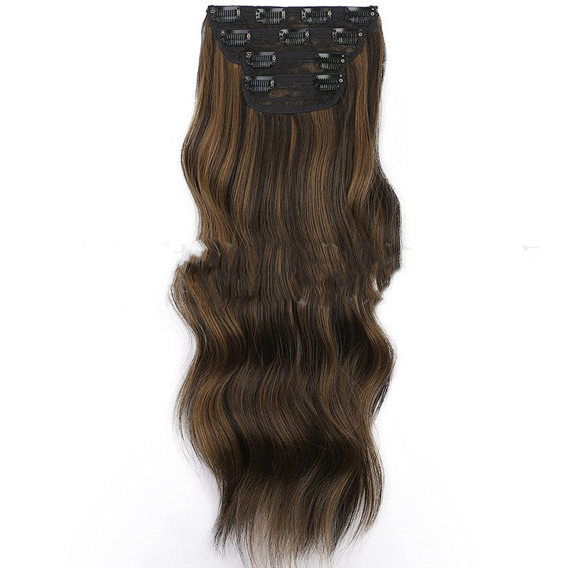 Female  Occidental Clip Chemical Fiber Replacement Wig Film