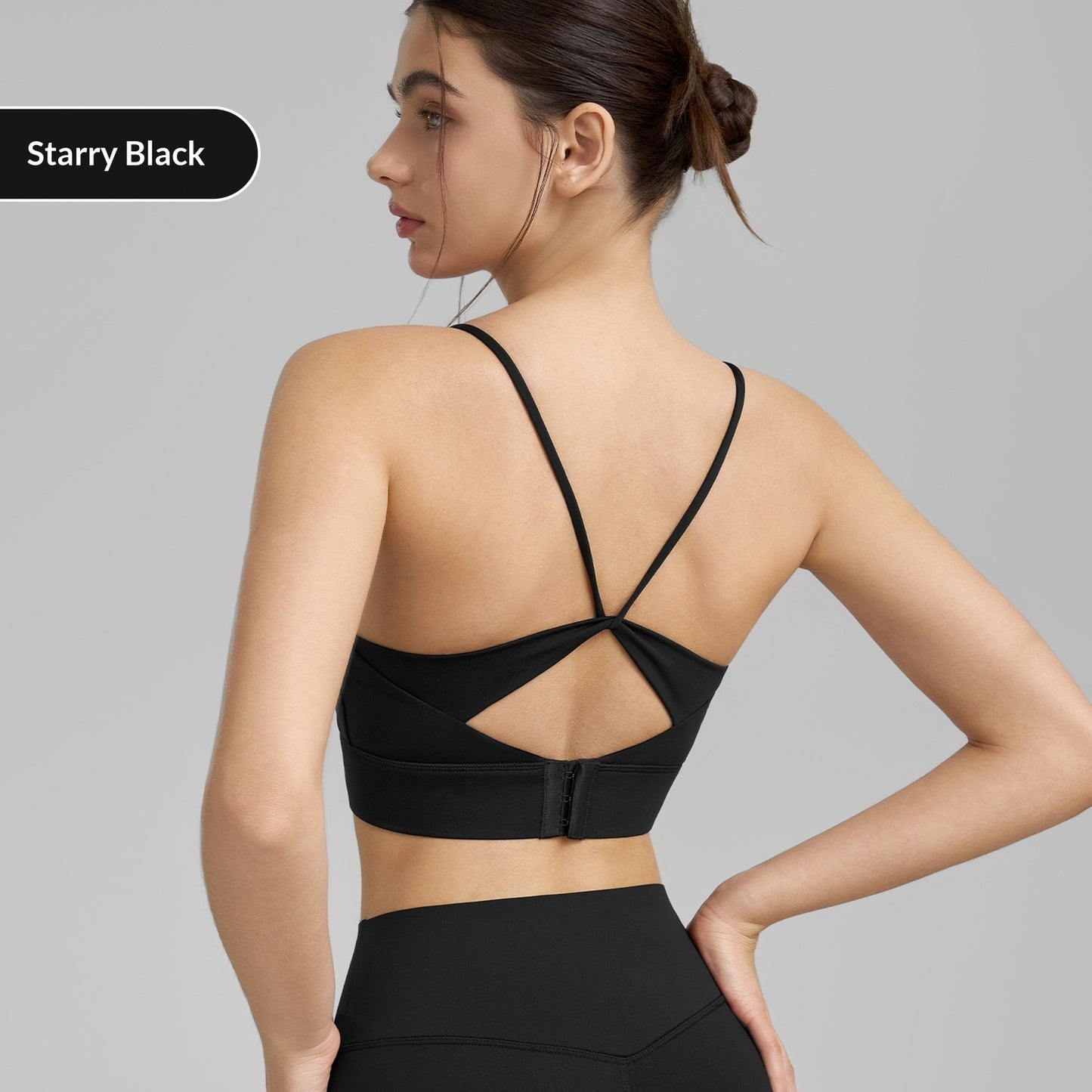 Thin Strap Yoga One-Piece Fixed Cup Sports Vest