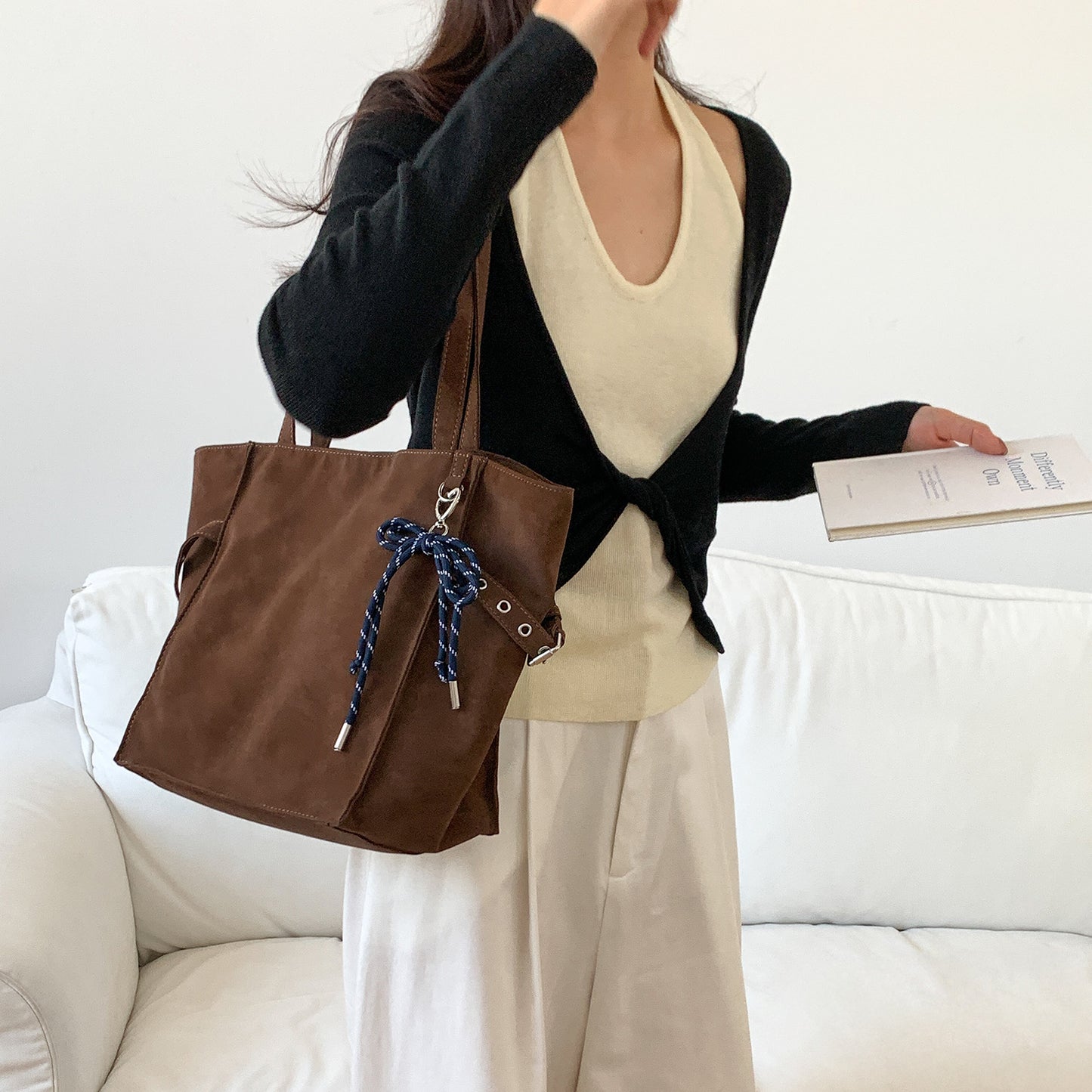 Large-capacity Womens Korean-style Shoulder Bag