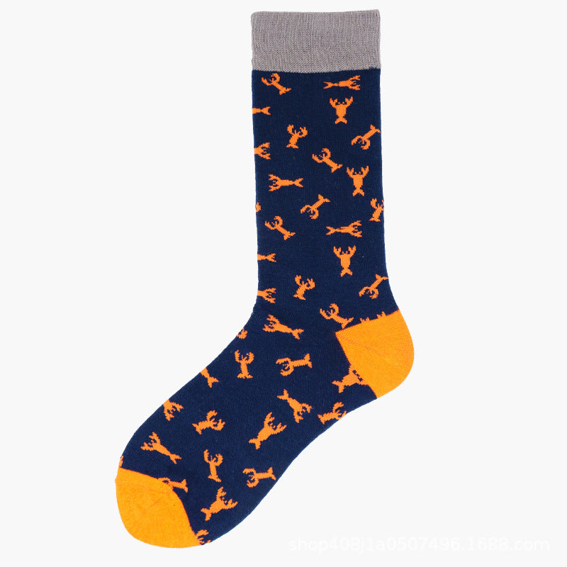 Mid-calf For Fall And Winter Long Cotton Socks