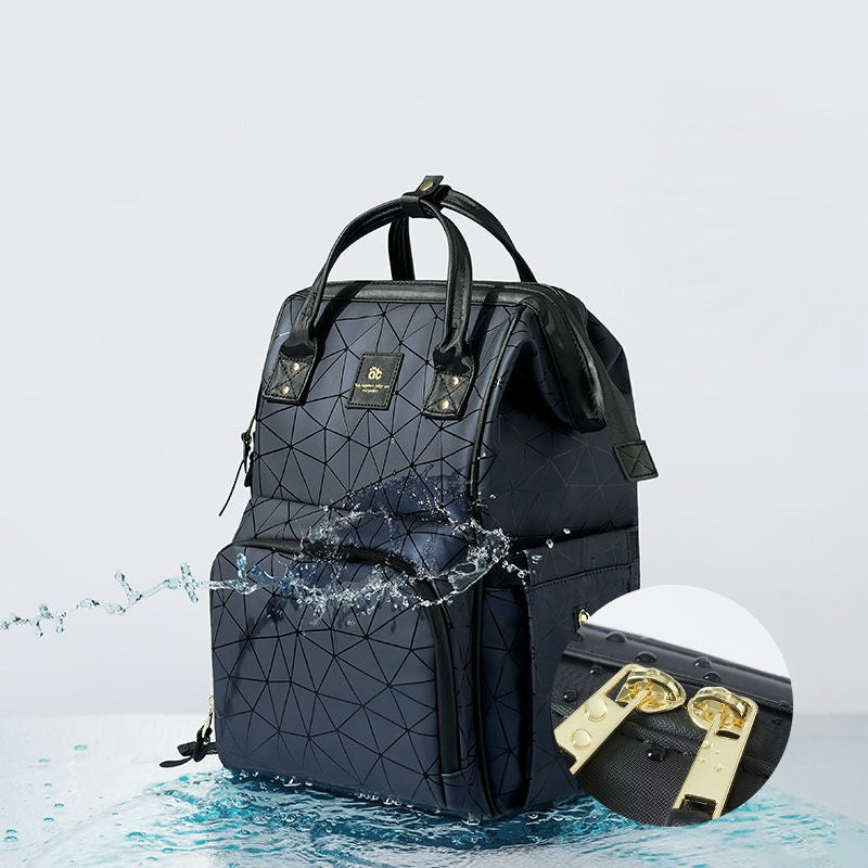 Mommy Bag Multifunktionel Mor og Baby Rygsæk Dobbelt Skulder Stor Kapacitet