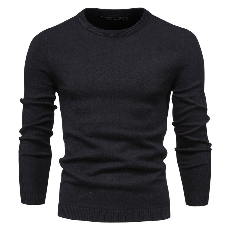 Thickened Sweater Men's Round Neck Slim Fit Men's Sweater Men's Knitwear Top