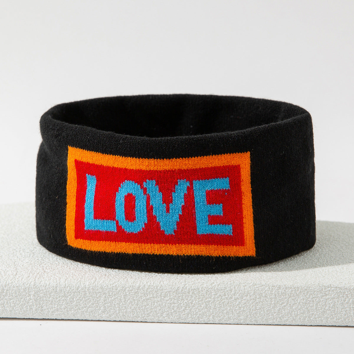 Stretch Sports Sweat-absorbent Knitted Hair Band