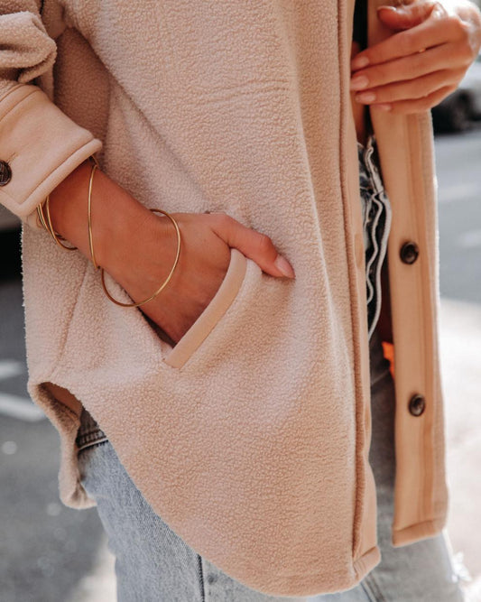 Medium And Long Lapel Style Casual Coat Women