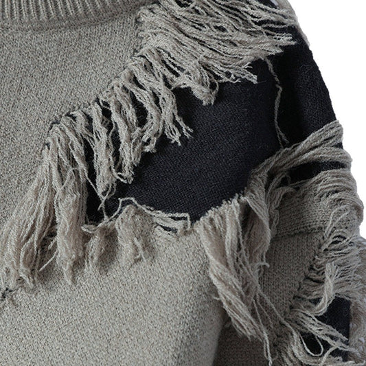 Fashion Casual Round Neck Loose Men's Sweater