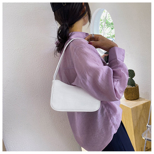 Many Design Retro Alligator Simple Armpit Bag