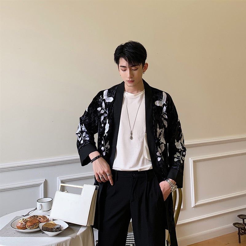 Men's Stylish Personality Cardigan Coat