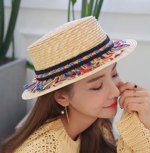 Women's Sunshade Seaside Sun Protection Straw Hat