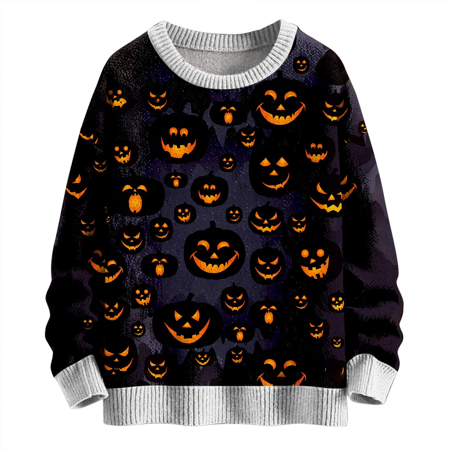 Printed Men's And Women's Round Neck Sweater