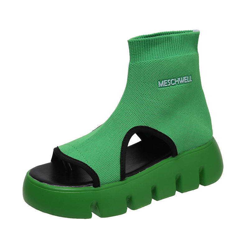 Women's Roma Flyknit Flip-On Platform Sandals