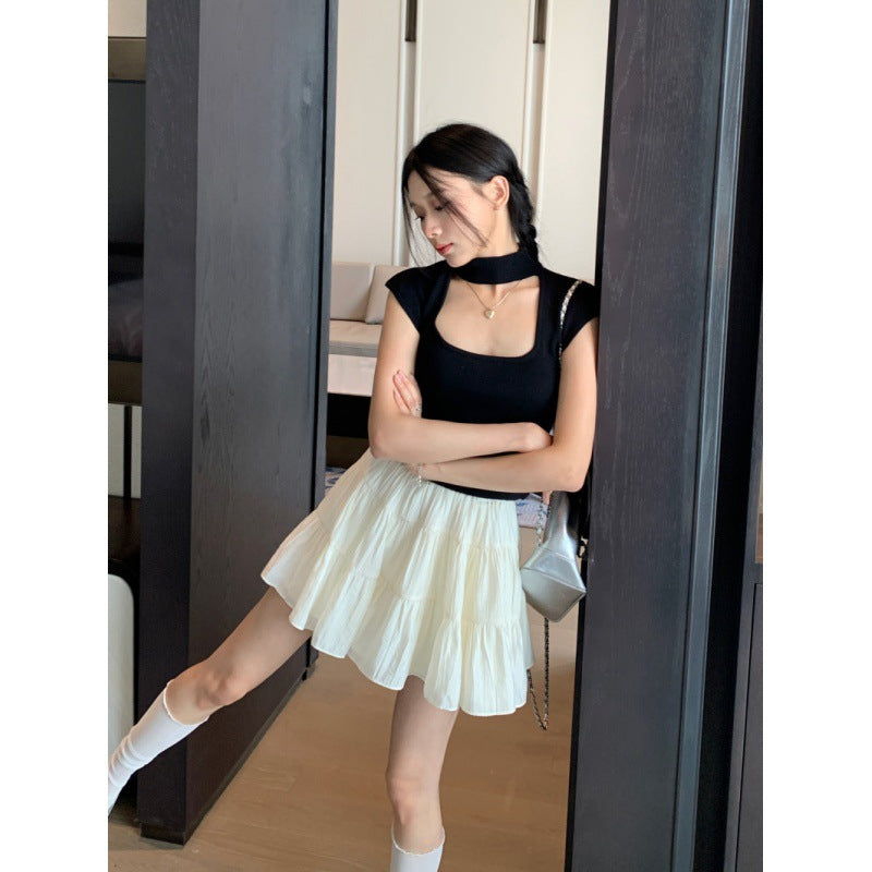 Short Summer Fashionable All-match Short Skirt With Safety Pants