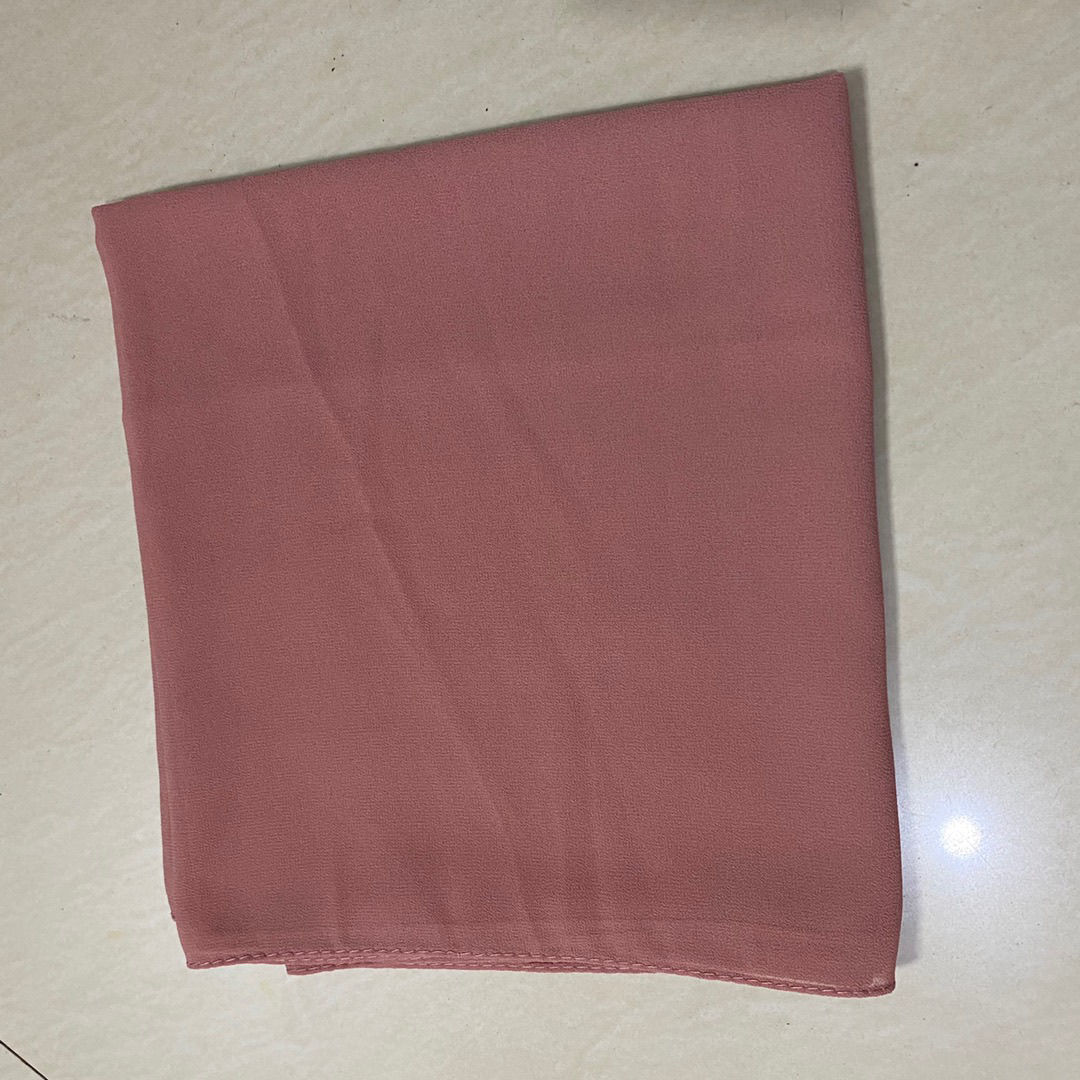 Fashion Casual Solid Color Chiffon Long Scarf