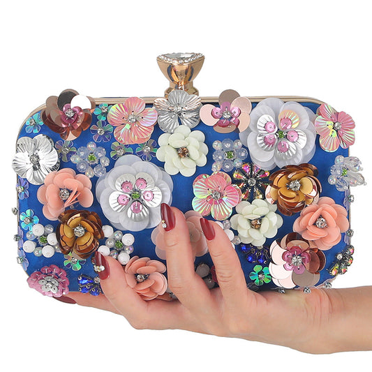 Flower European And American Fashion Lady Handbag