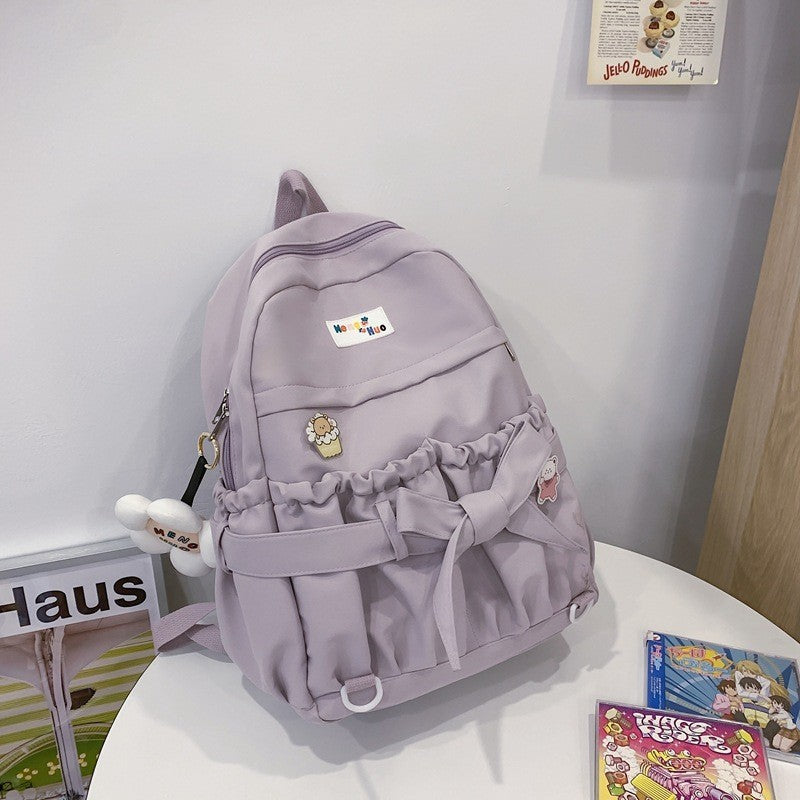 New Cute Bowknot Large Capacity Backpack