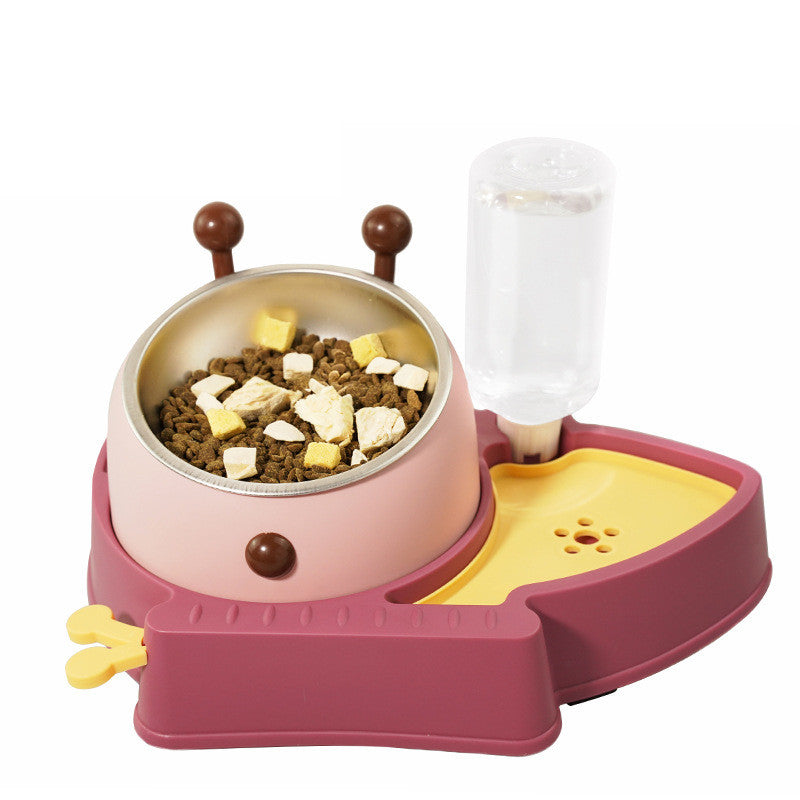 Anti-Overturning Large-Capacity Automatic Water Storage Cat Rice Bowl