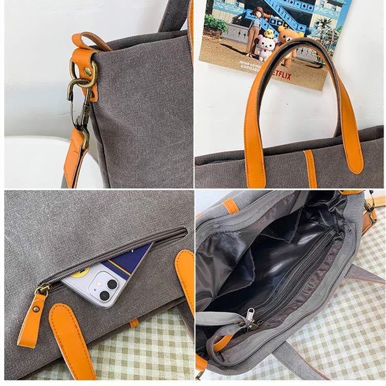 Handbag Single Shoulder Crossbody Large Capacity Tot Bag
