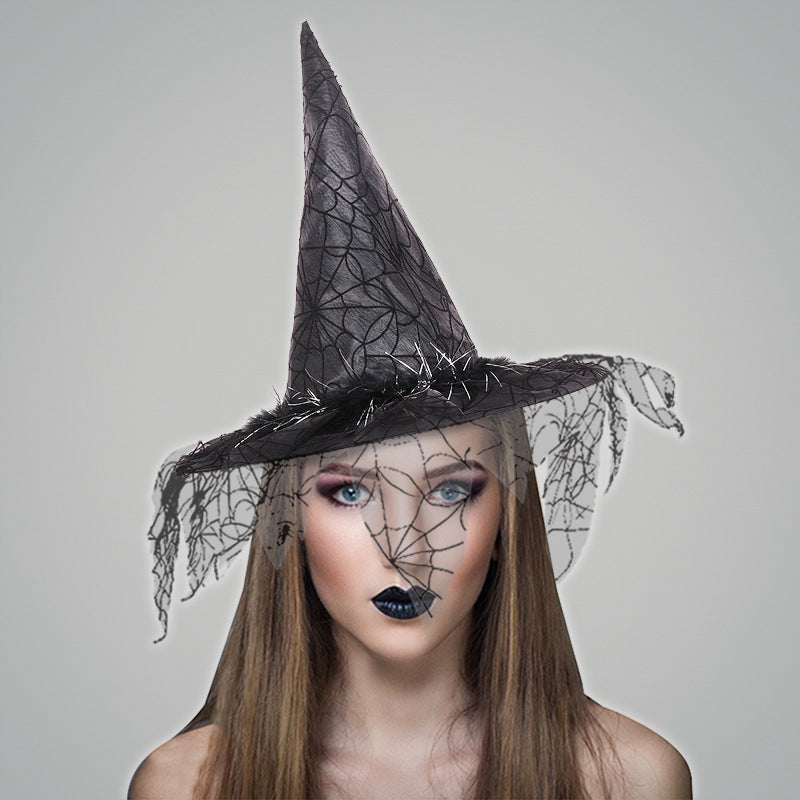 Heksehat i net til Halloween Rekvisitter