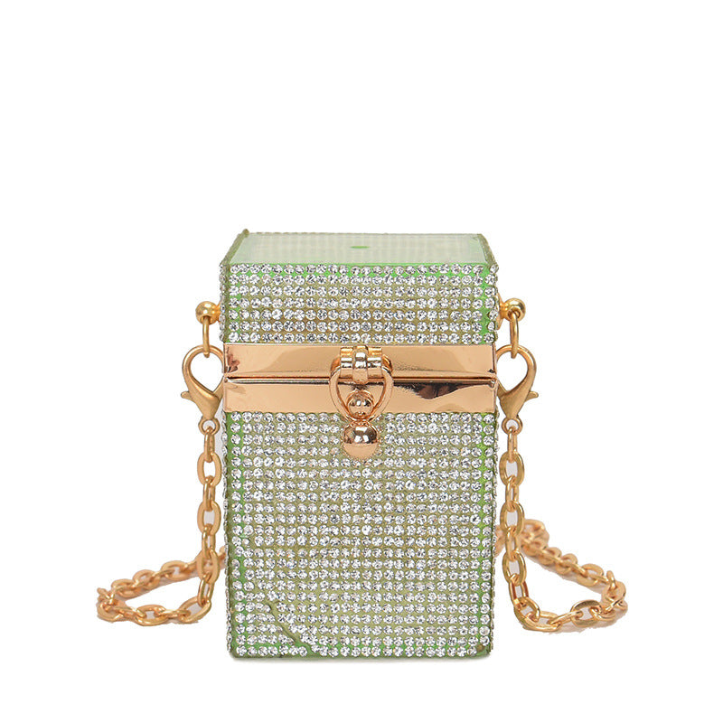 Fashion Chain Hand-held Women's Messenger Box Bag