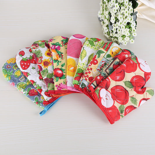 New Baking High Temperature Microwave Oven Thickened Gloves
