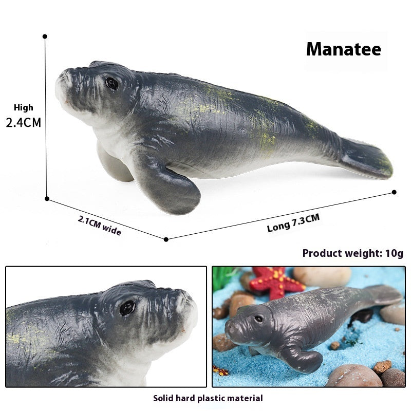 Simulation Marine Animal Model Children's Cognitive Toy