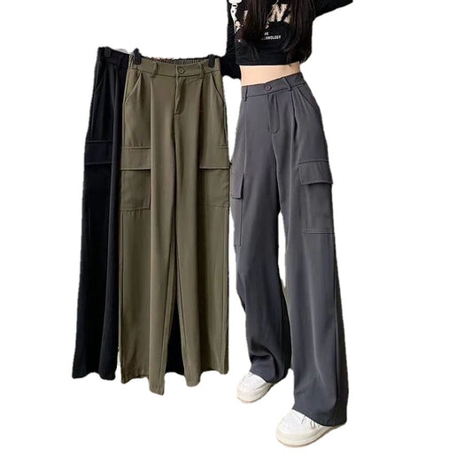 Women's Fashion Retro Versatile Work Pants