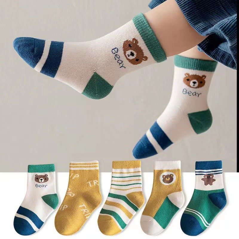 Children's Socks New Style Breathable Cartoon