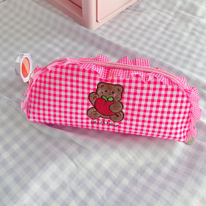 Girls High-value Primary School Students Cute Net Red Stationery Pencil Case