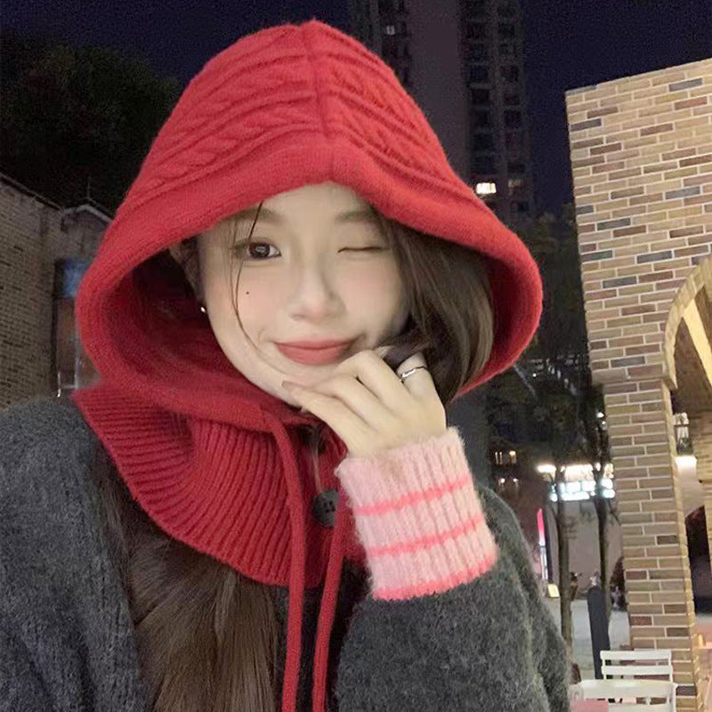 Female Casual Woolen Yarn Knitted Hat