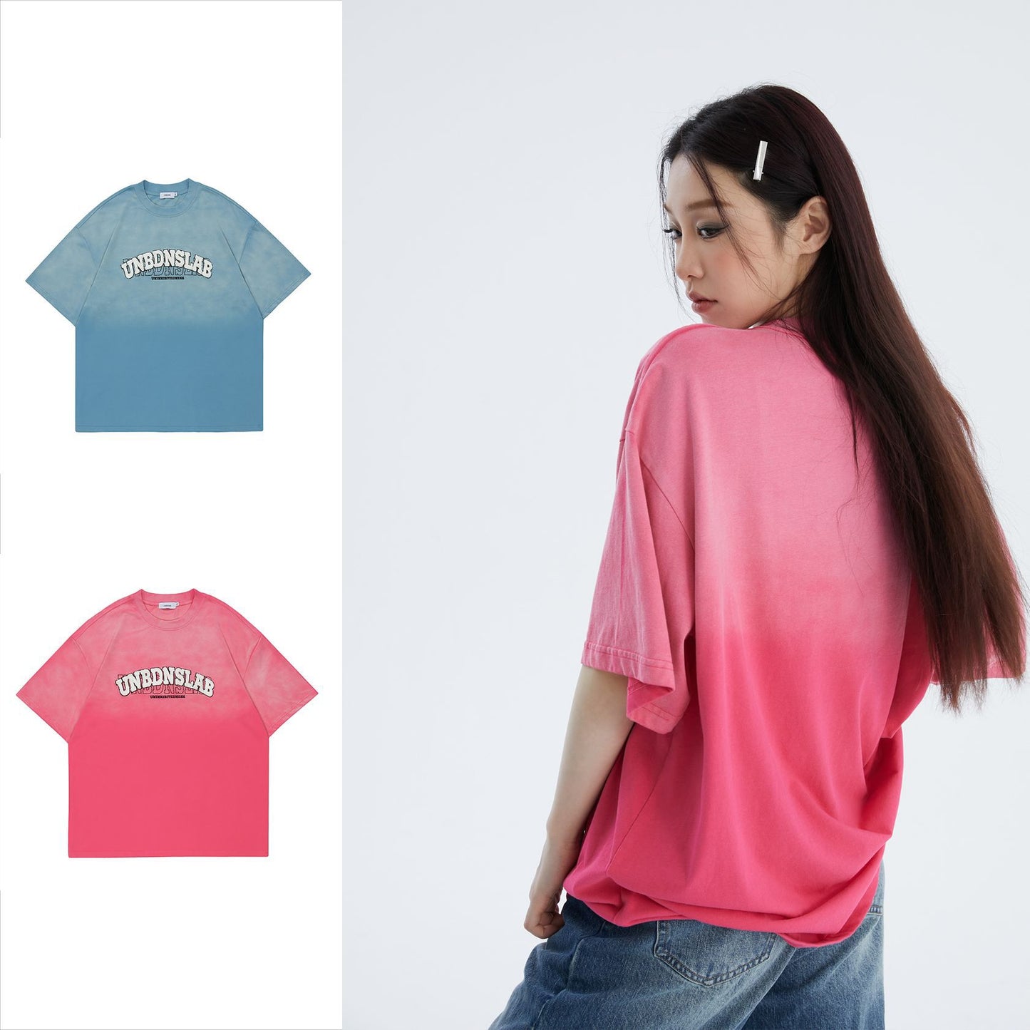Retro Street Embroidered Letters Special-interest Design Summer Short Sleeve T-shirt