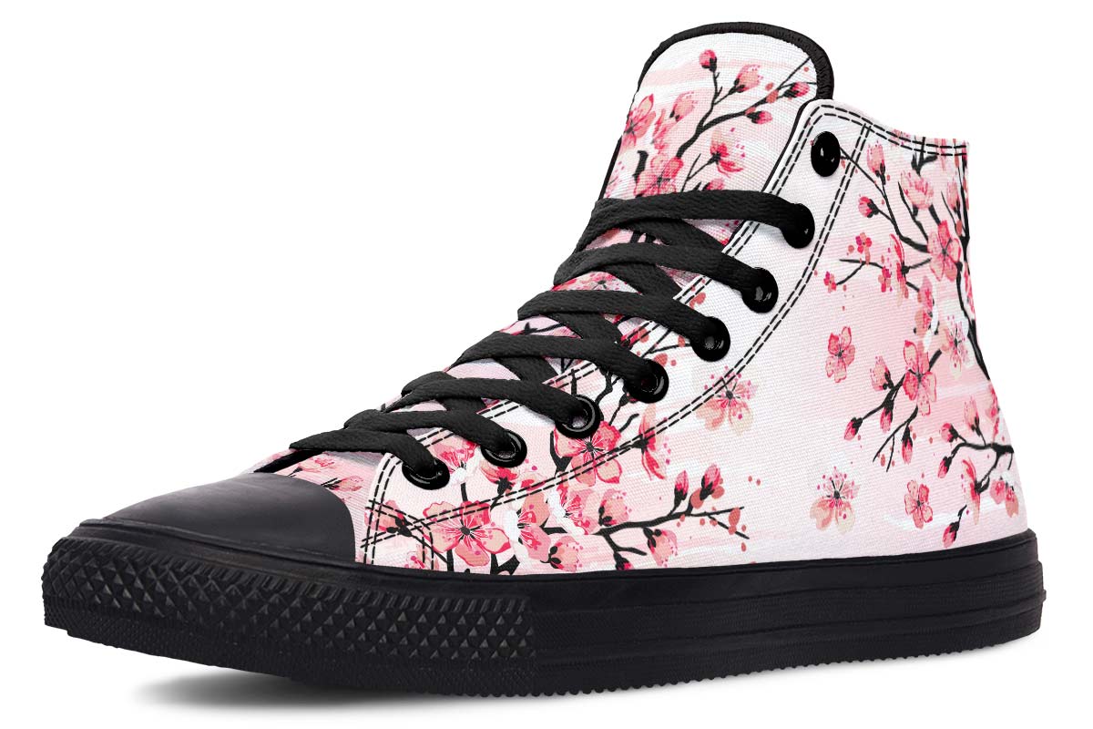 Printed Couple High-top Canvas Shoes