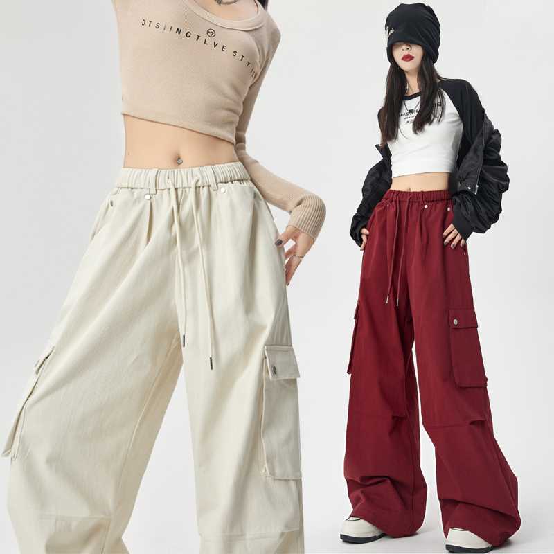 Women's Loose Casual Mechanical Style Sports Pants